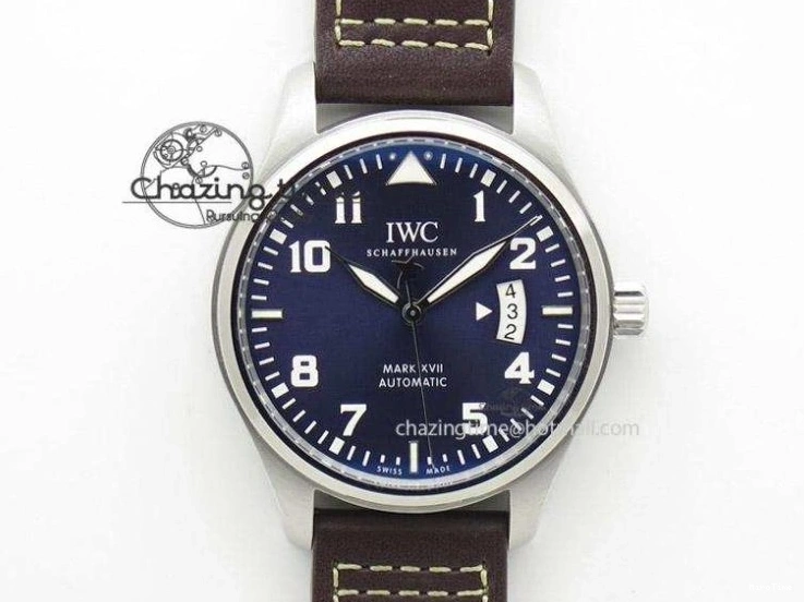 MIROTIME 0805 Aquatimer SS IW3290 RSF 1:1 Best Edition Blue Dial on Black Rubber Strap A Fashionable 7074